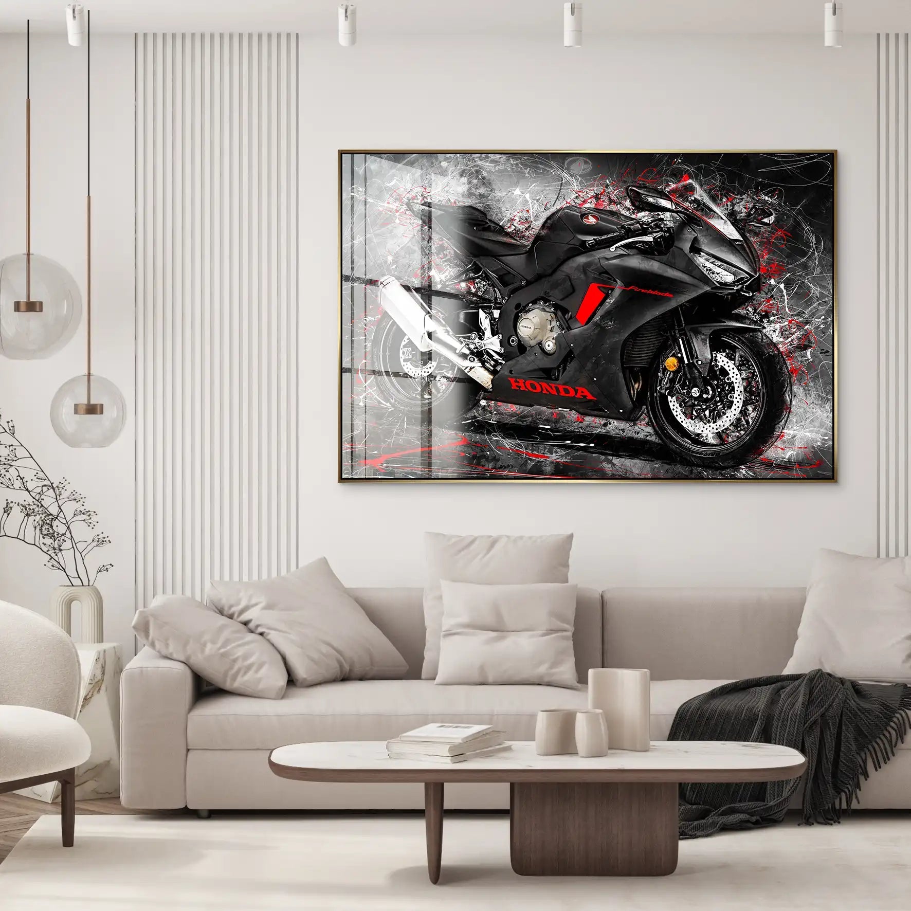 Honda CBR 1000 RR Fireblade Acrylglas Bild INGALERIE