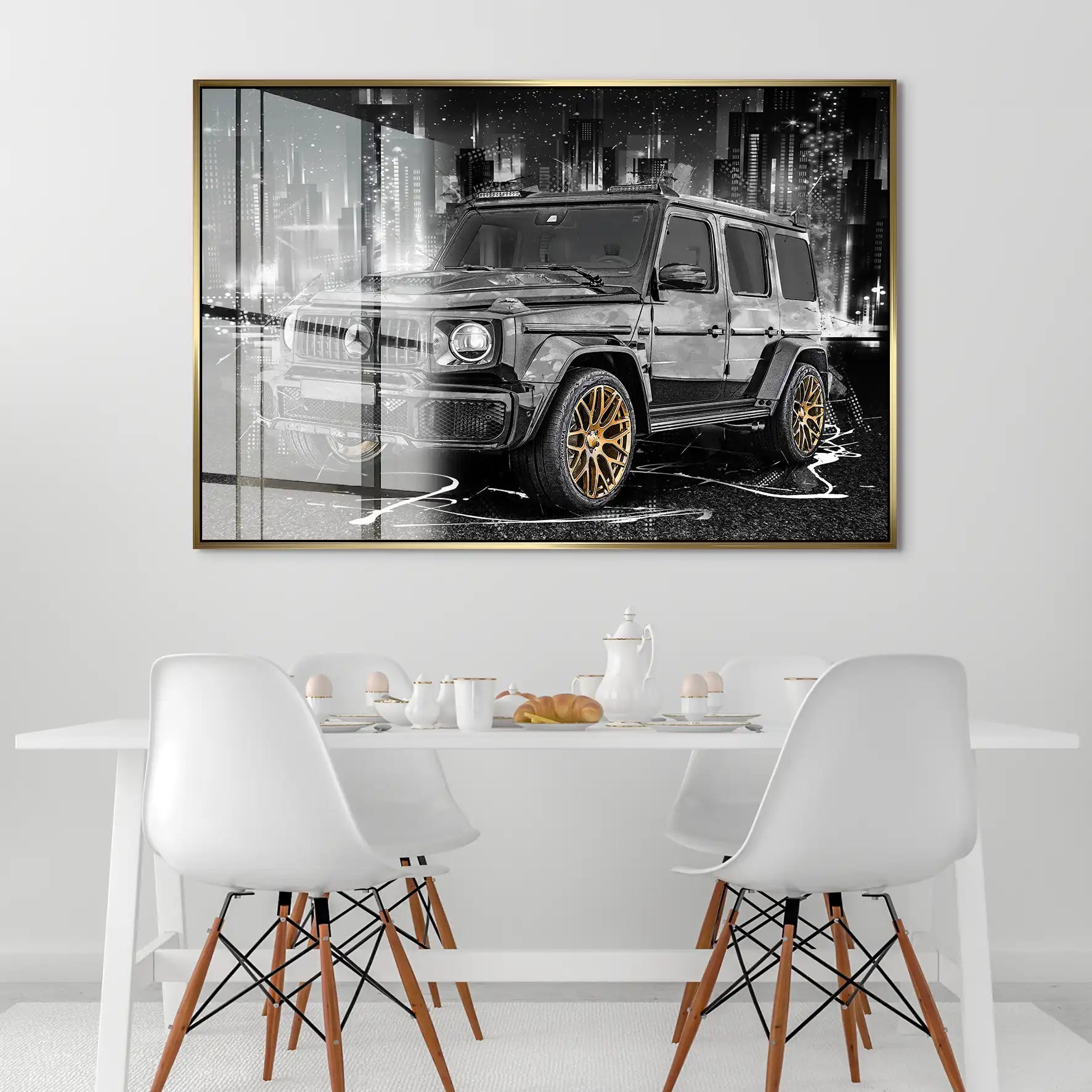 Mercedes G63 Abstrakt Style Acrylglas Bild INGALERIE