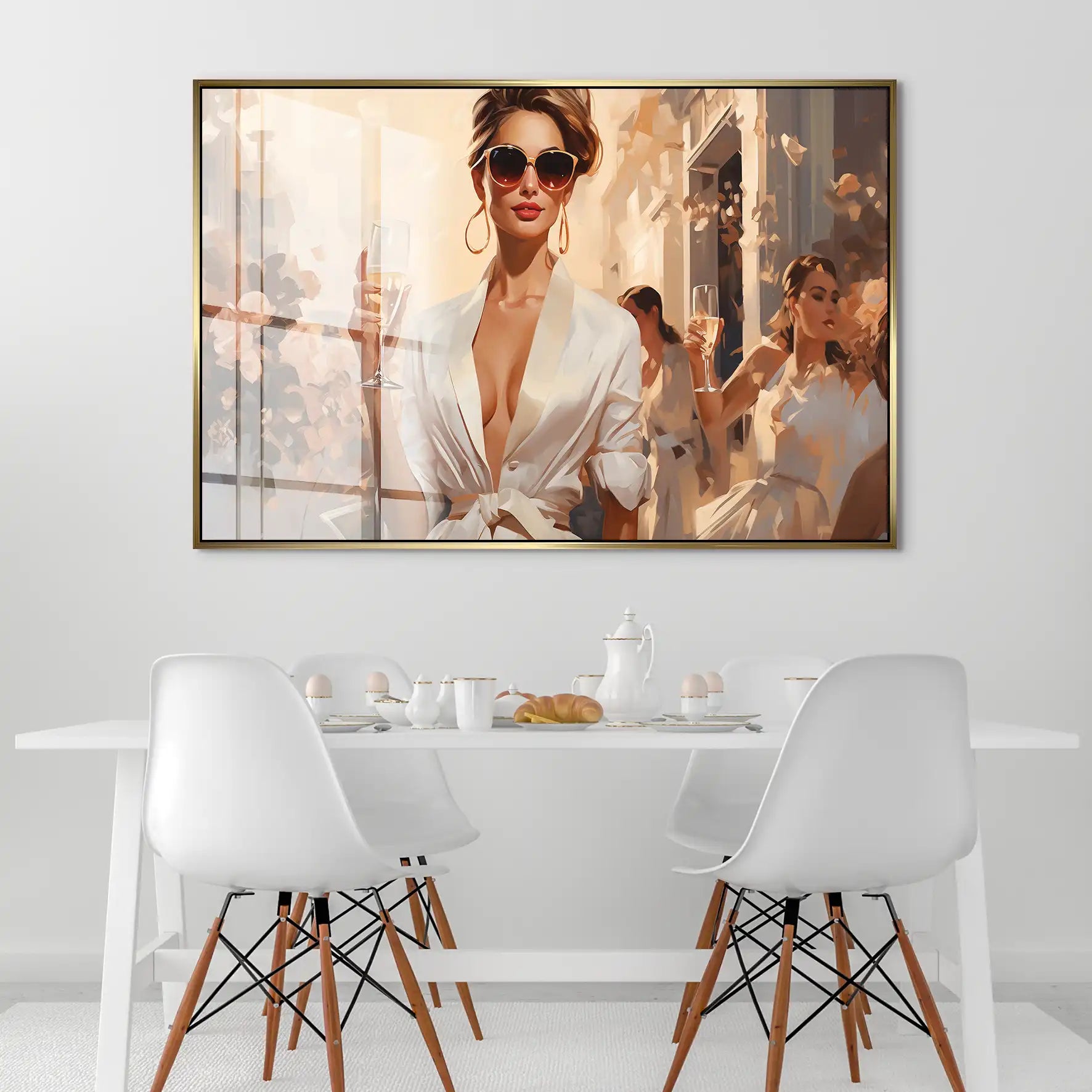 Glamour Champagner Nr.2 Acrylglas Bild INGALERIE