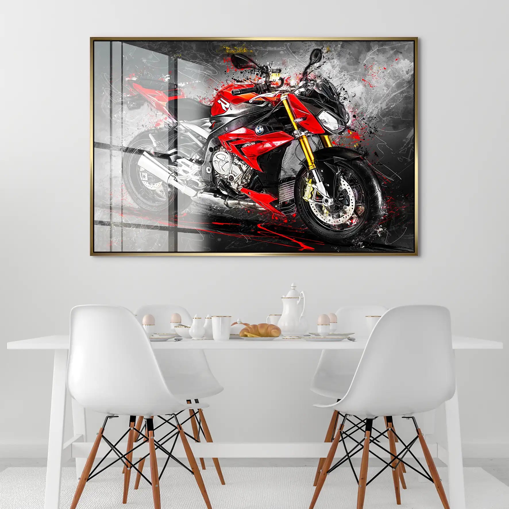 BMW S1000R Abstrakt Acrylglas Bild INGALERIE