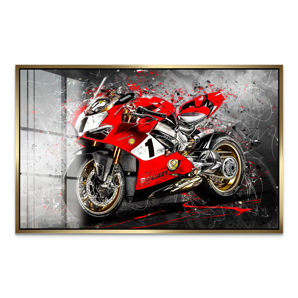 Ducati 916 Anniversario Abstrakt Acrylglas Bild INGALERIE