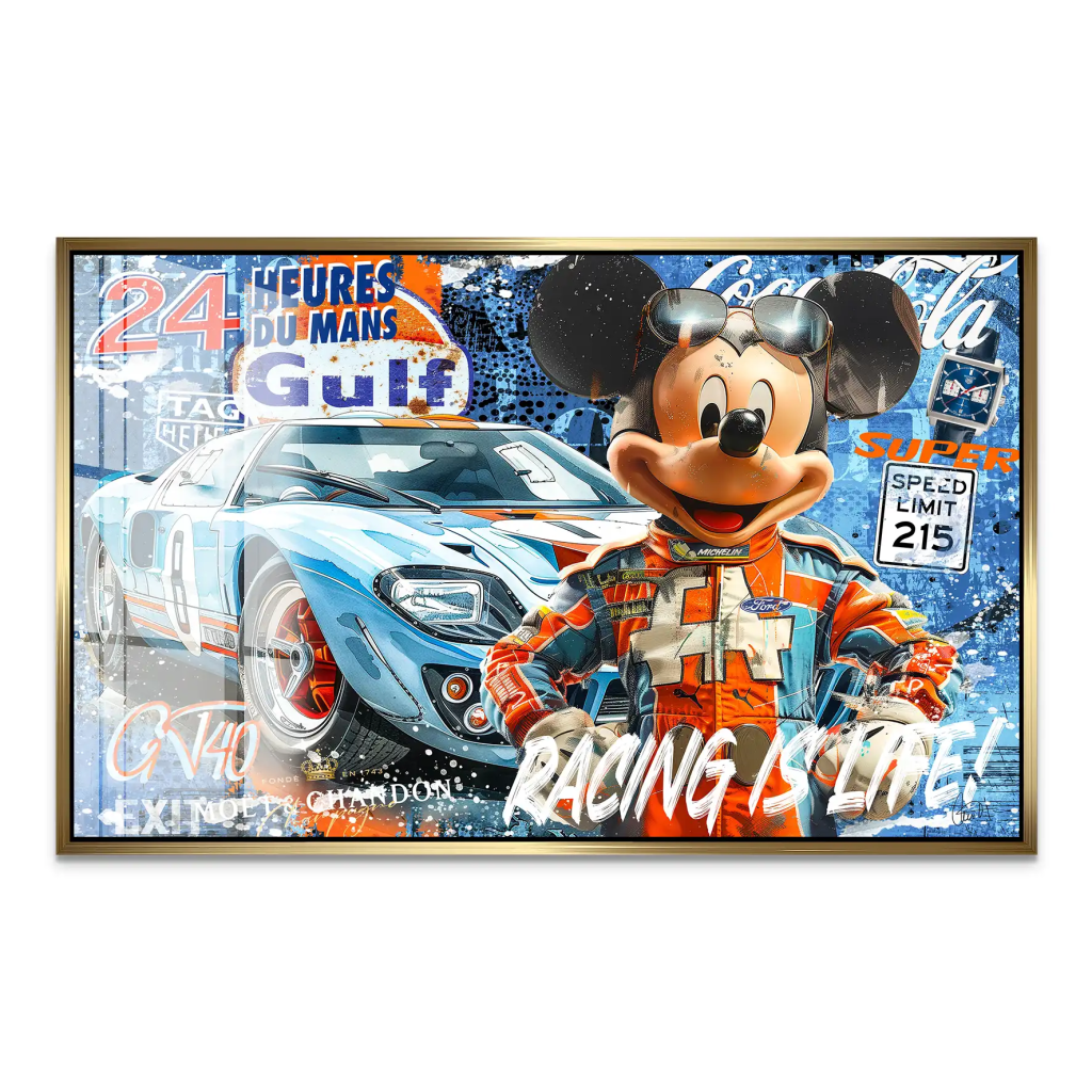 Micky Gulf Racing Acrylglas Bild INGALERIE