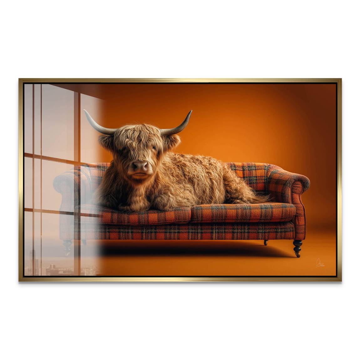 Highland Lounge Acrylglas Bild