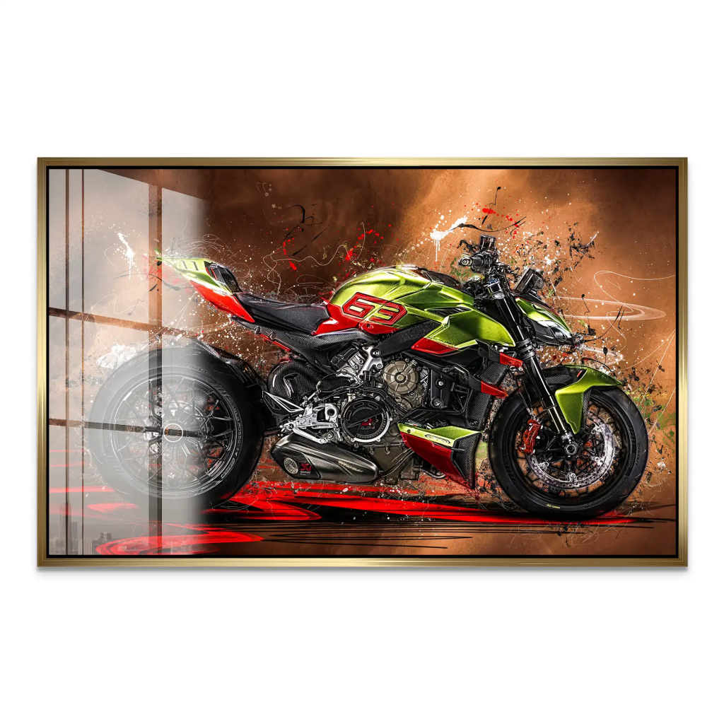 Ducati Streetfighter Lambo Acrylglas Bild INGALERIE