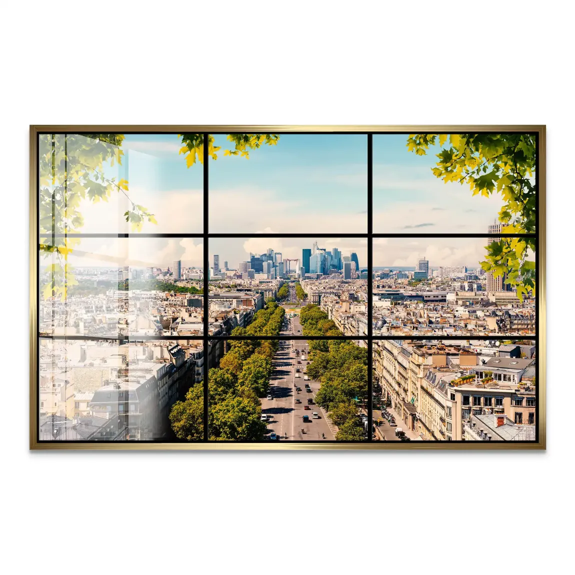 Paris Avenue Acrylglas Bild