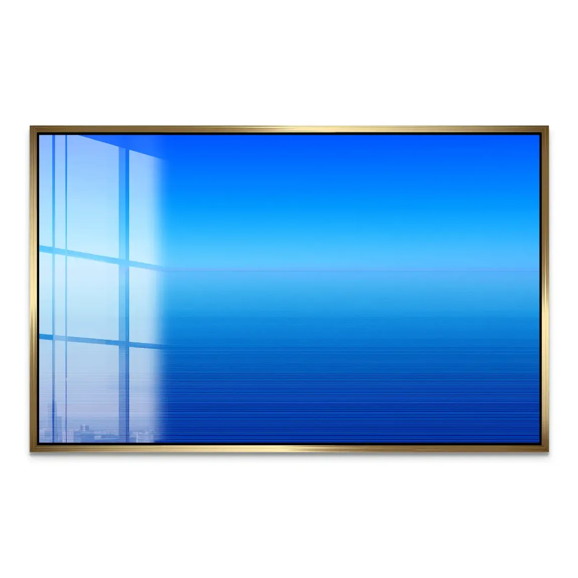 Blauer Horizont Acrylglasbild
