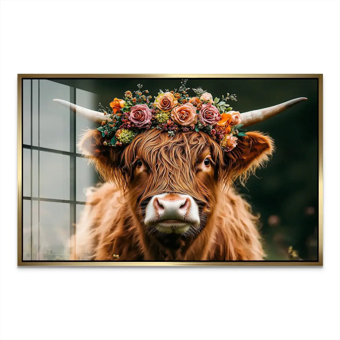 Highland Cow Acrylglas Bild INGALERIE