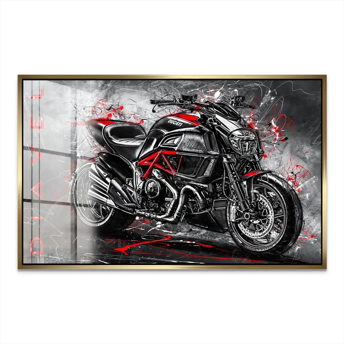 Ducati Diavel Nr.2 Acrylglas Bild INGALERIE