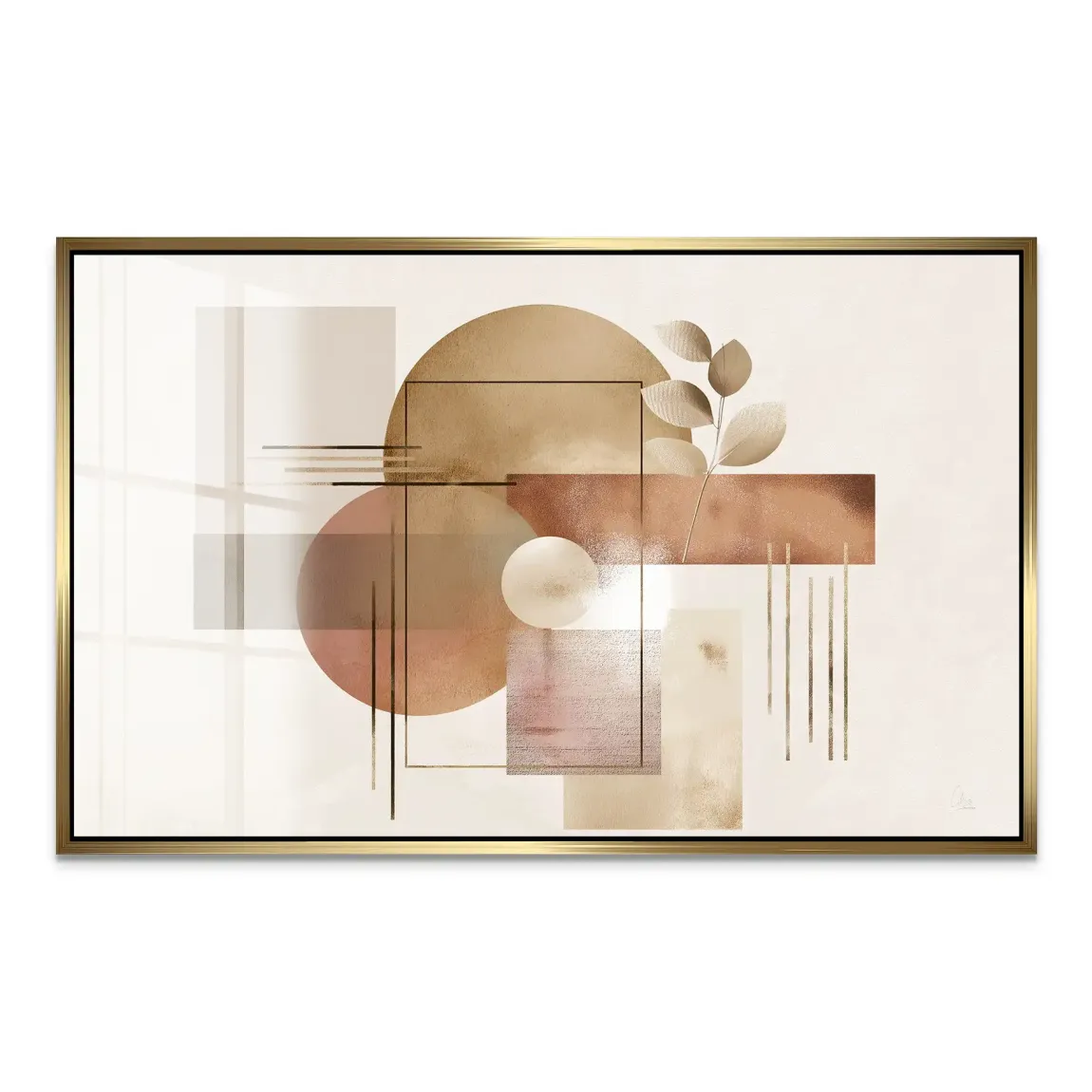 Silent Balance Acrylglas Bild