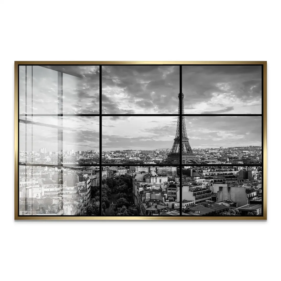 City View Paris Acrylglas Bild