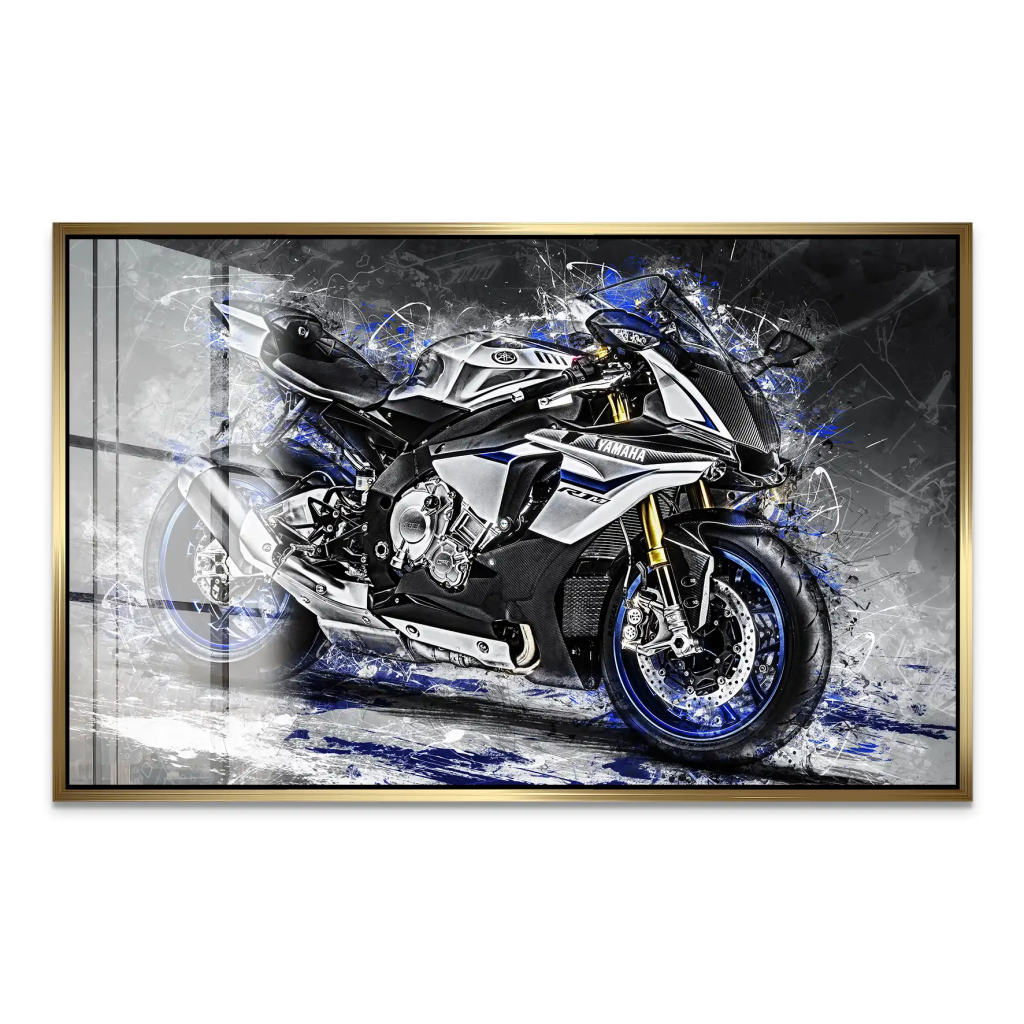 Yamaha R1M Abstrakt Acrylglas Bild INGALERIE