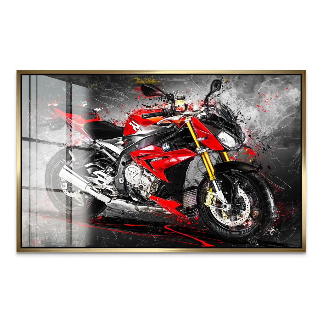 BMW S1000R Abstrakt Acrylglas Bild INGALERIE