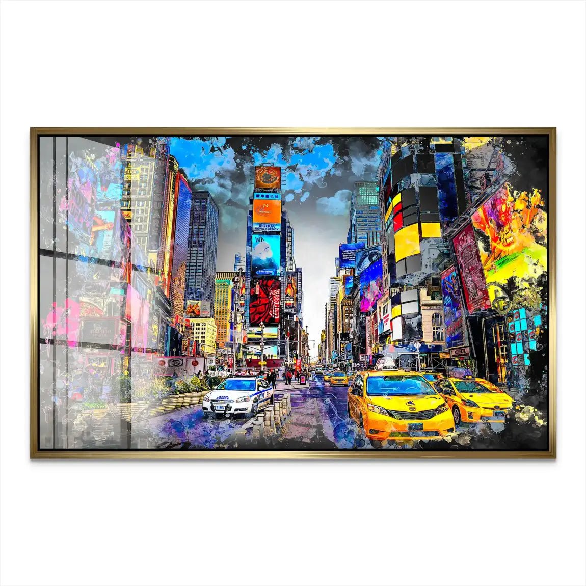New York Abstrakt Nr.2 Acrylglas Bild INGALERIE