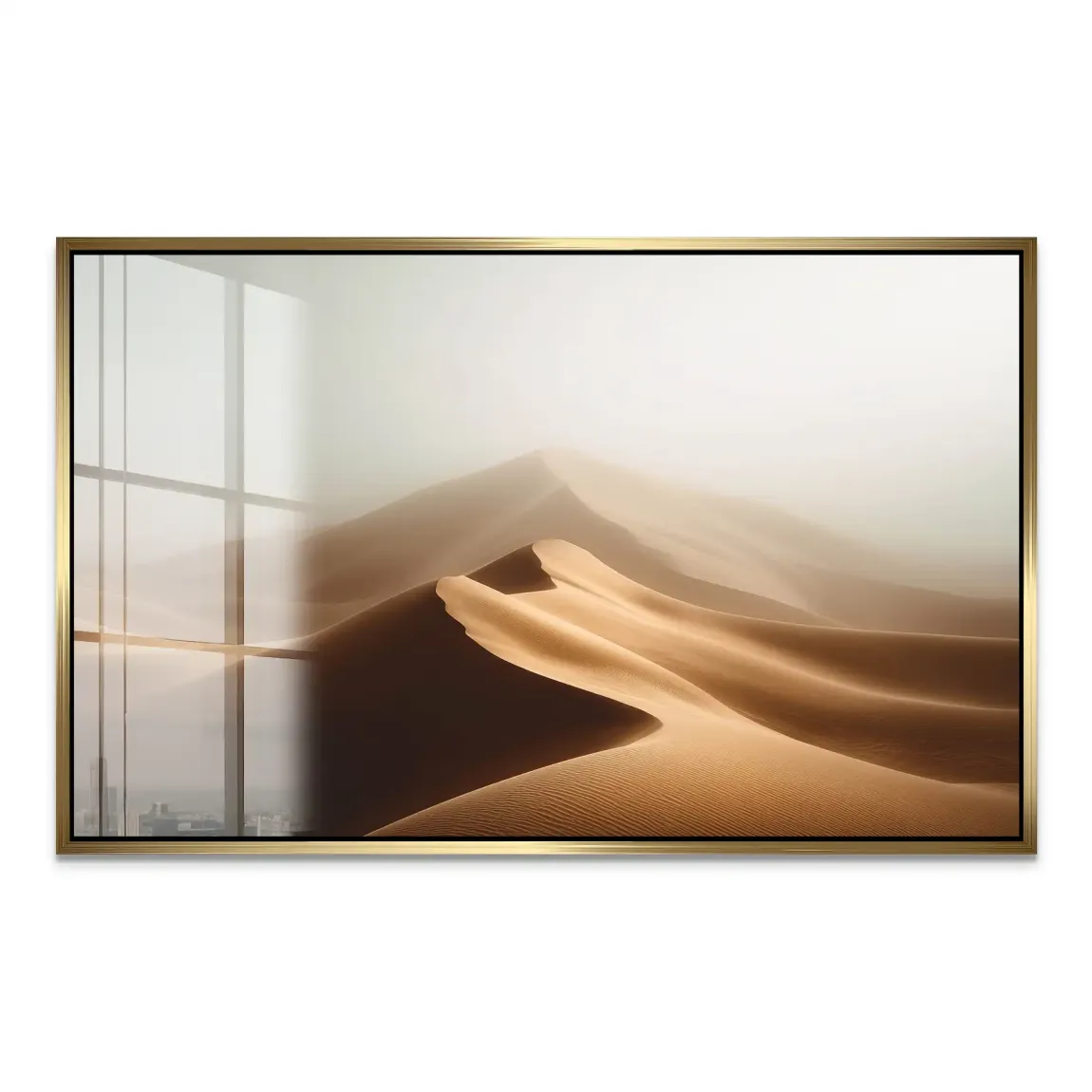 Wüstennebel Acrylglas Bild