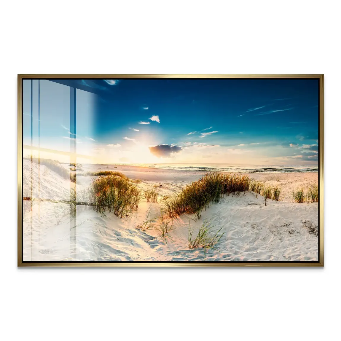 Sunset Dunes Acrylglas Bild