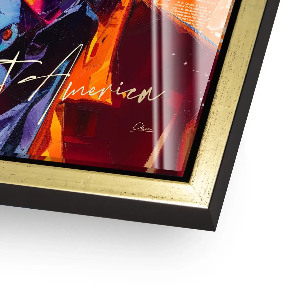 Bowie America Pop Art Acrylglasbild INGALERIE
