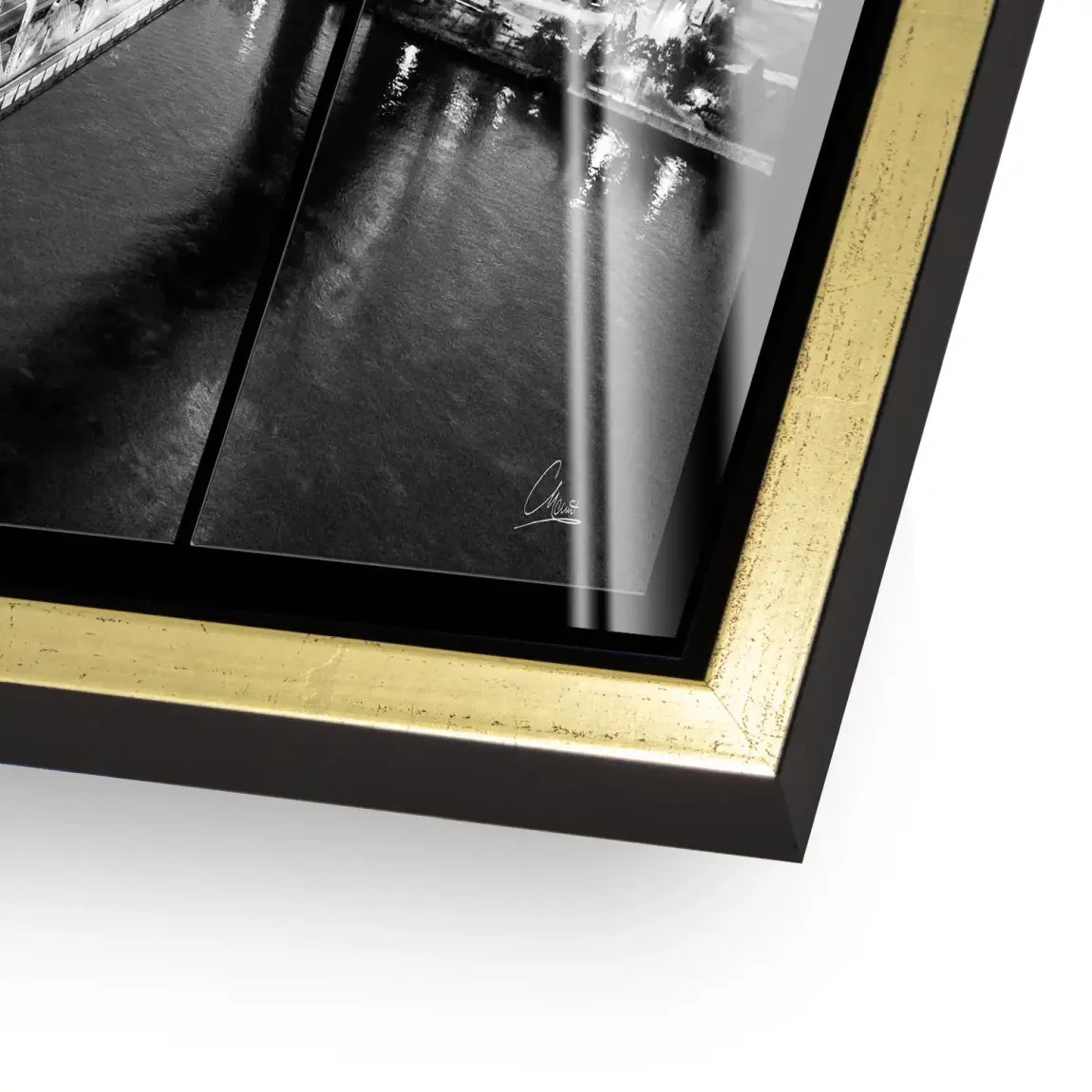 Bridge Lights New York Acrylglasbild