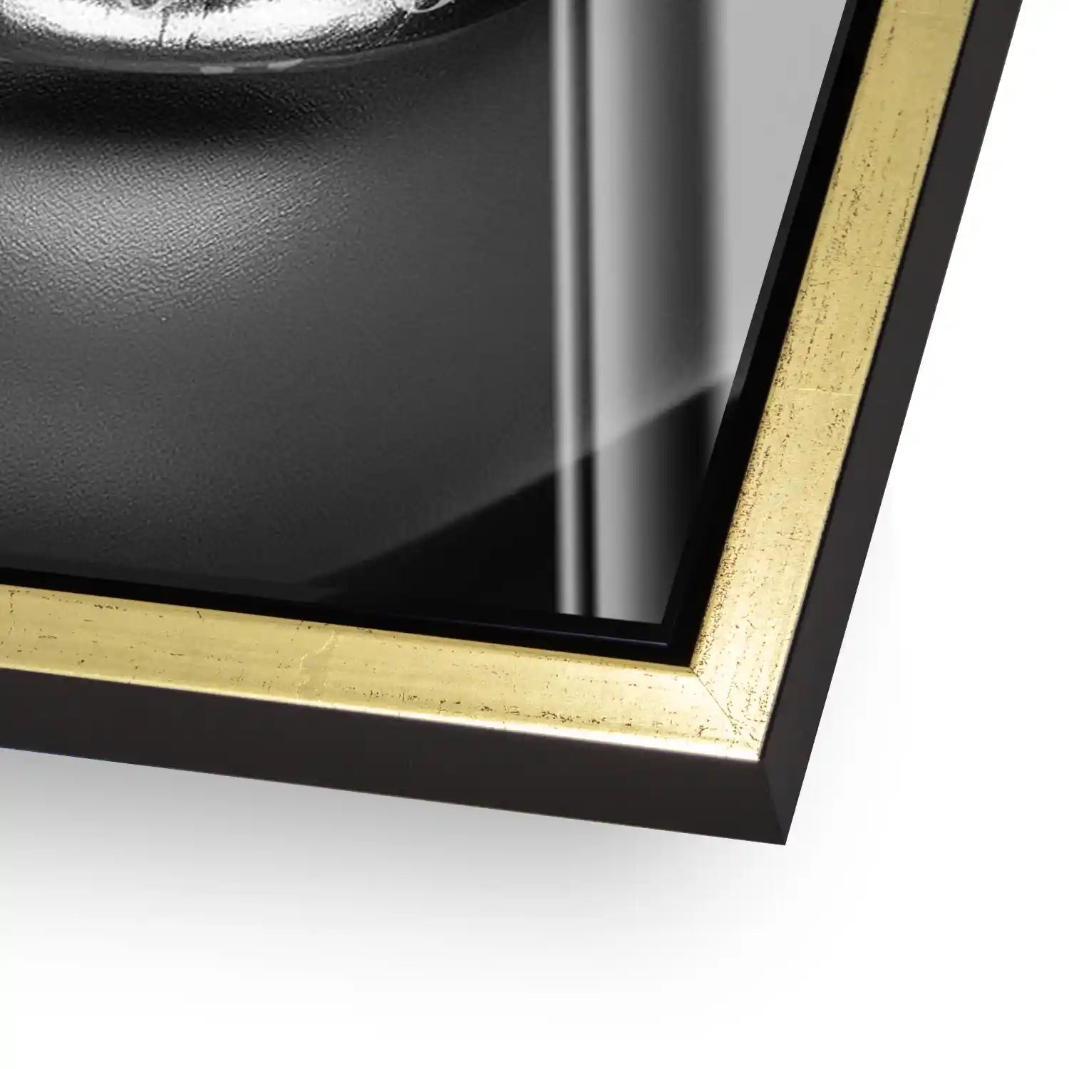 Vuitton Silver Lips Acrylglas Bild INGALERIE