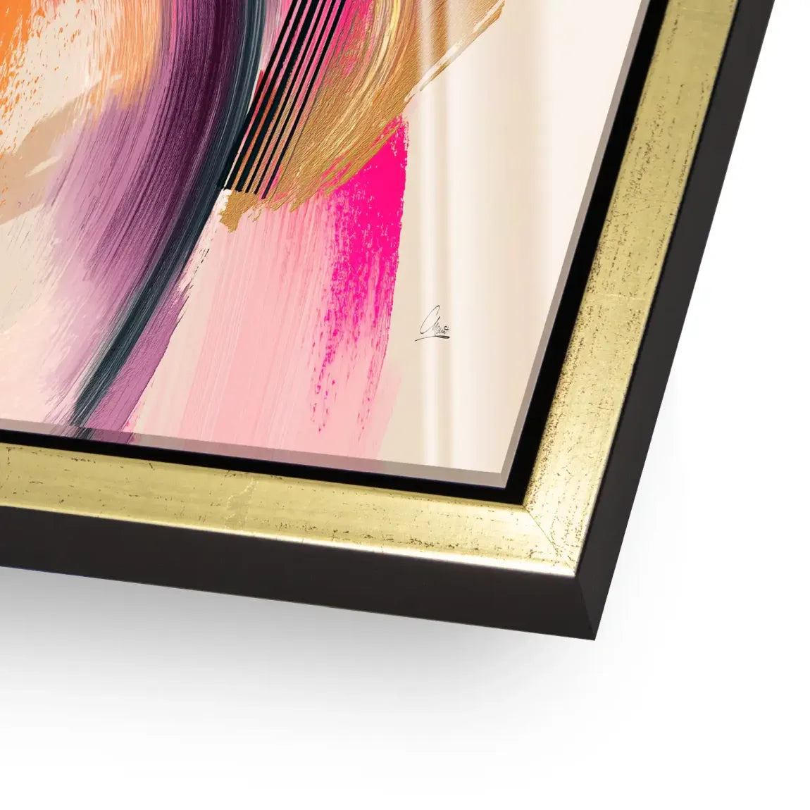 Amber Wave Acrylglasbild