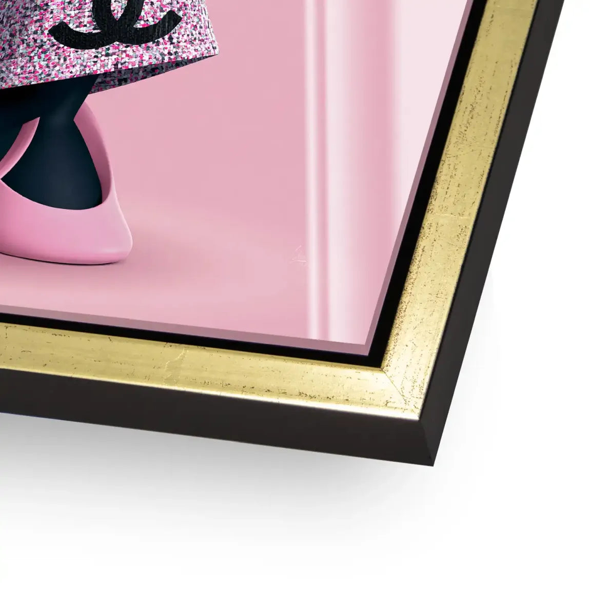 Minnie Maus Moet Acrylglasbild