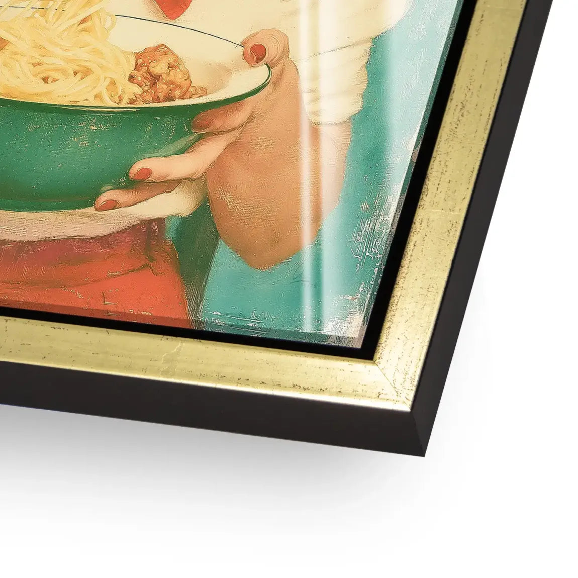 Marilyn Monroe Spaghetti Acrylglasbild