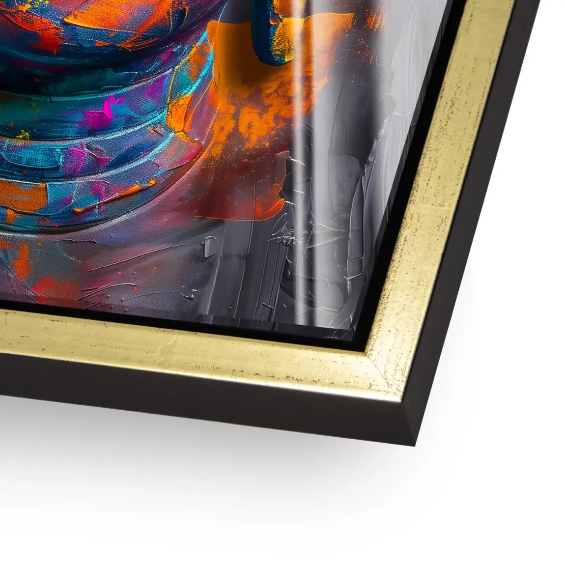 Buddha Farbpoesie Acrylglasbild