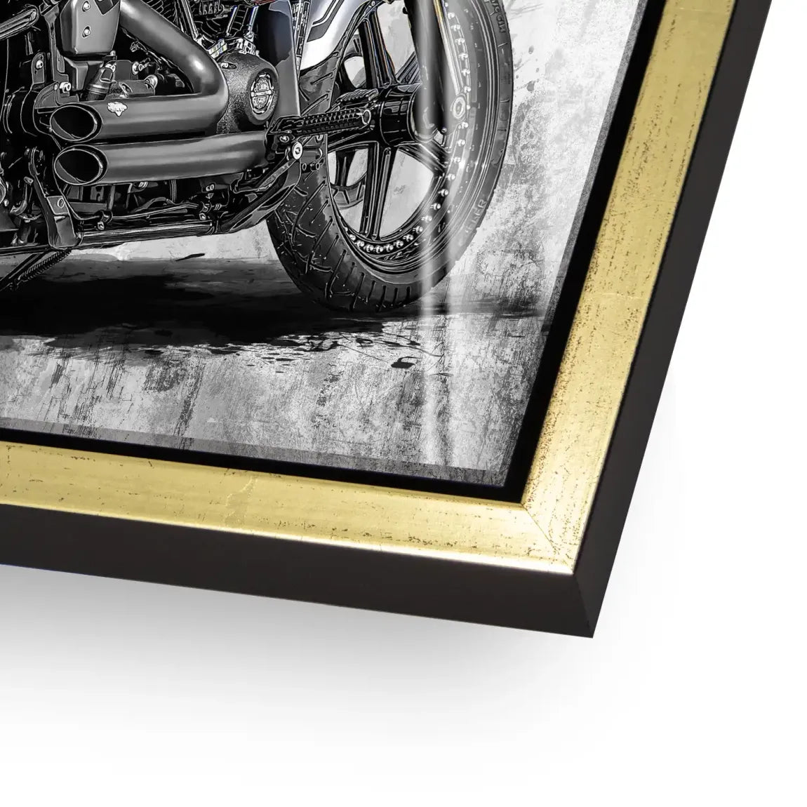 Harley Road Pop Art Acrylglasbild