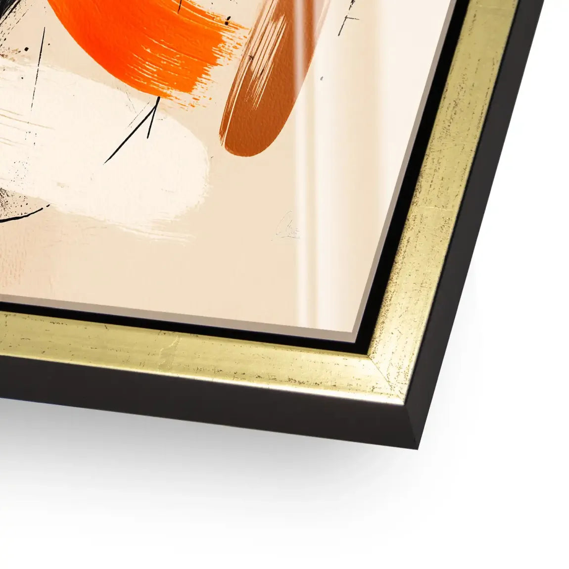 Freie Dynamik Abstrakt Acrylglasbild