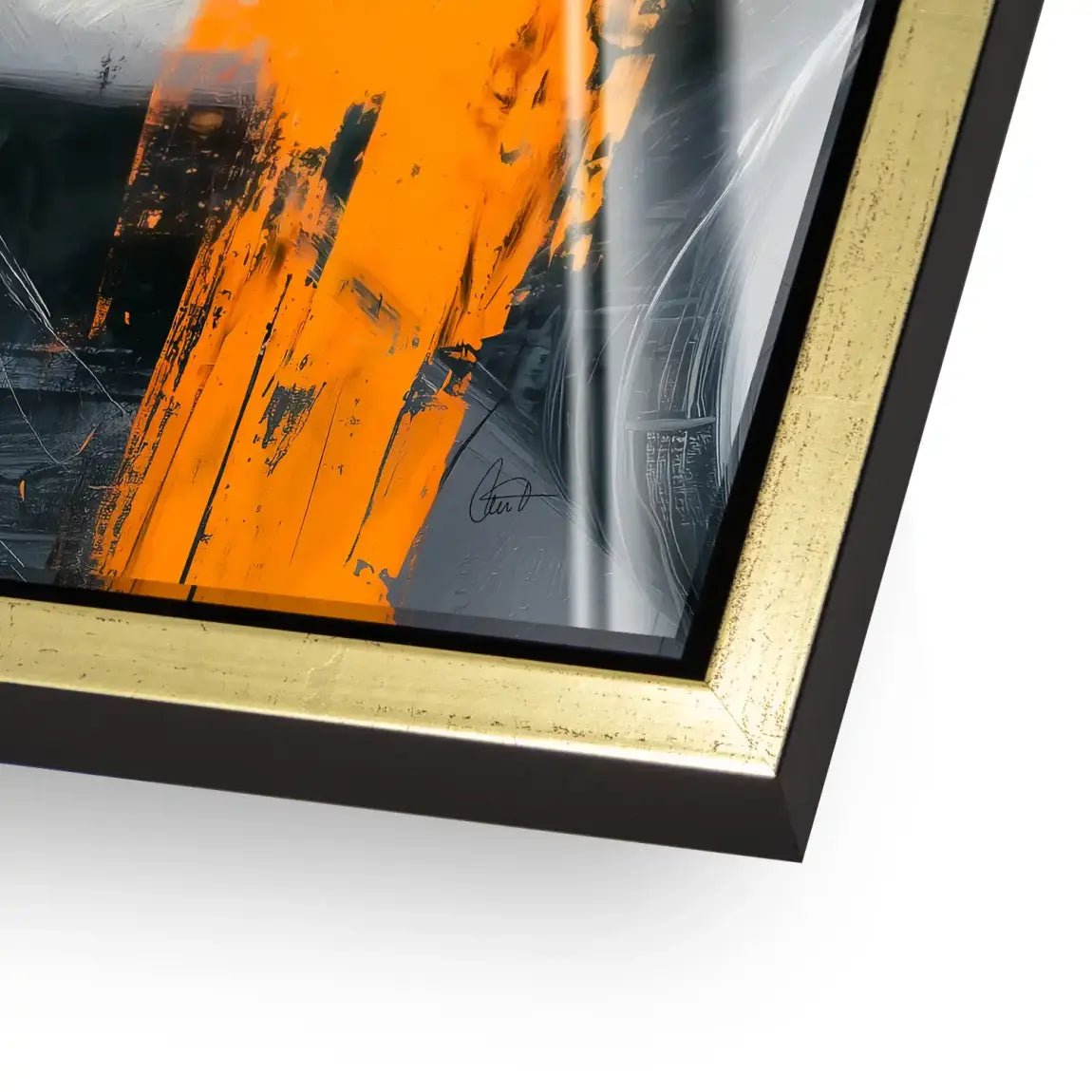 Orange Beauty Acrylglasbild INGALERIE