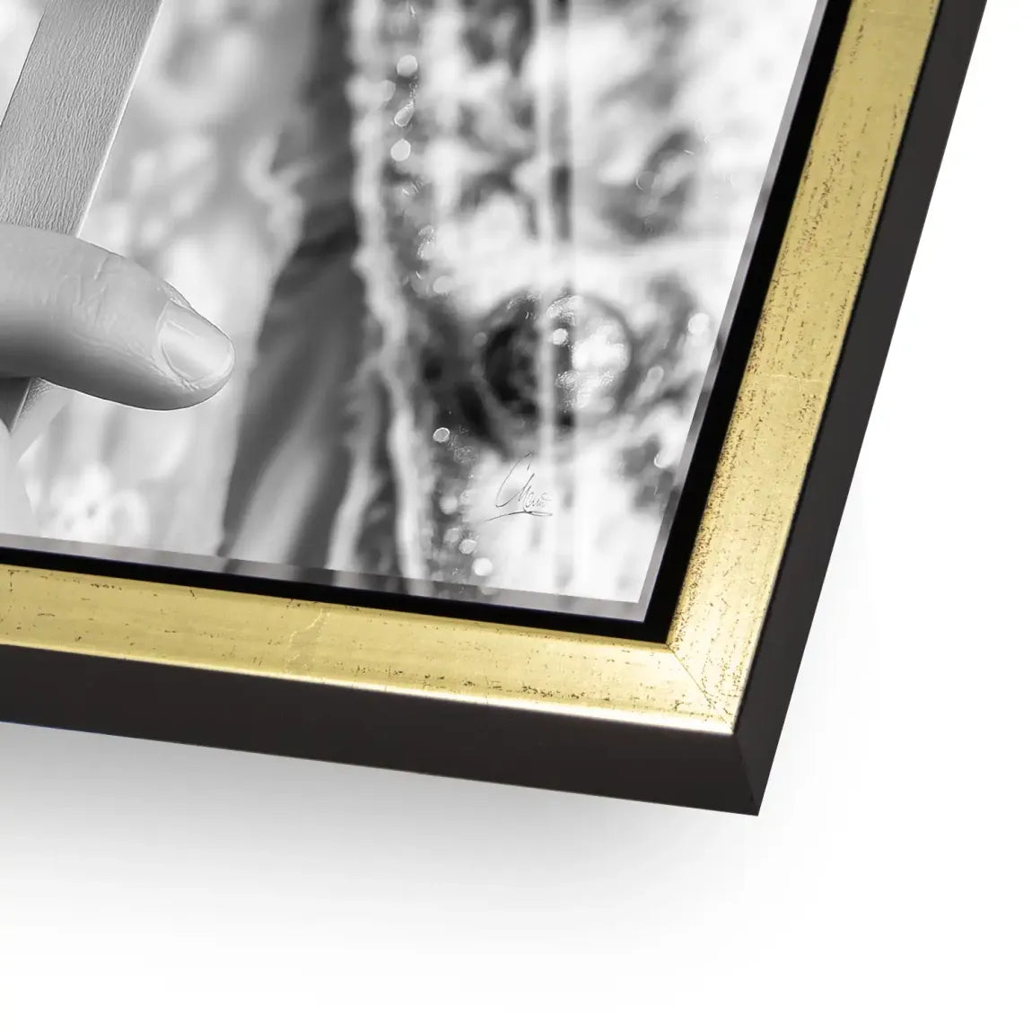 Gucci Ice Couture Noir Acrylglasbild
