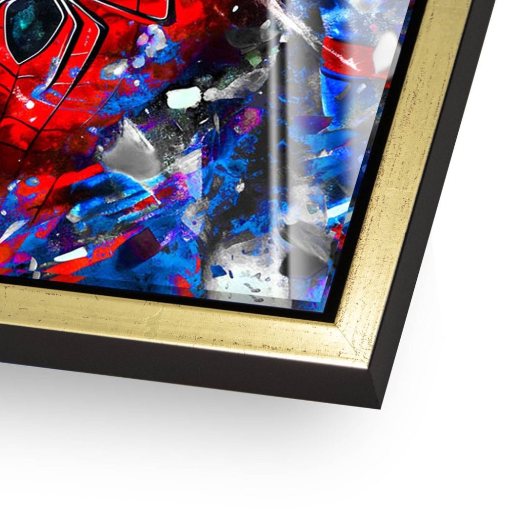 Spiderman Abstrakt Style Acrylglas Bild INGALERIE