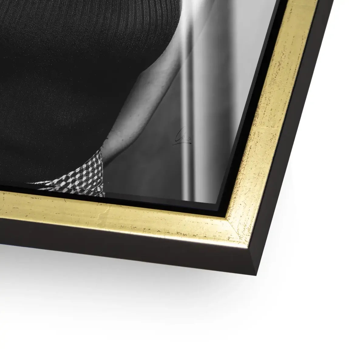 Marilyn Black and White Style Acrylglasbild