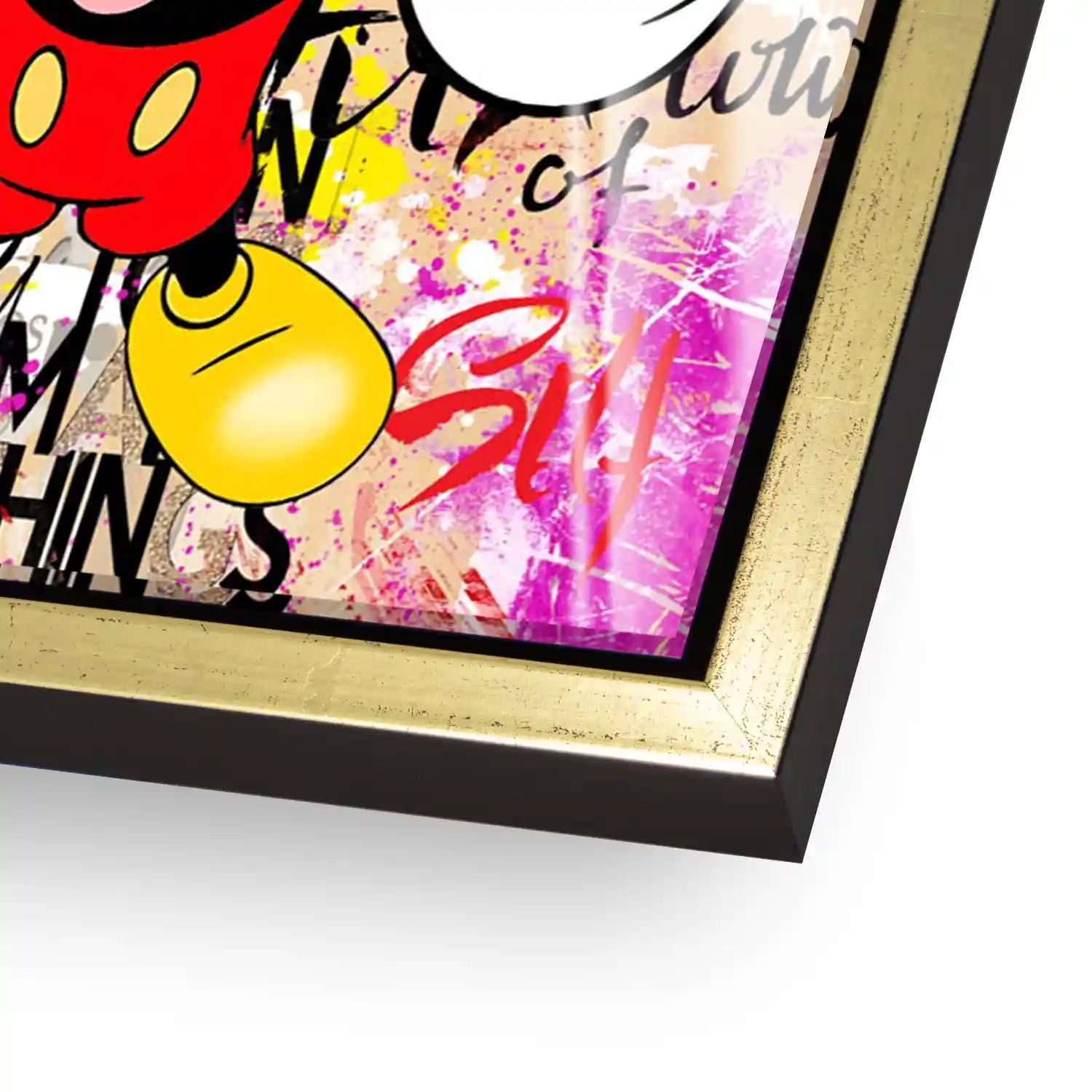 Micky Smile Pop Art Acrylglas Bild INGALERIE