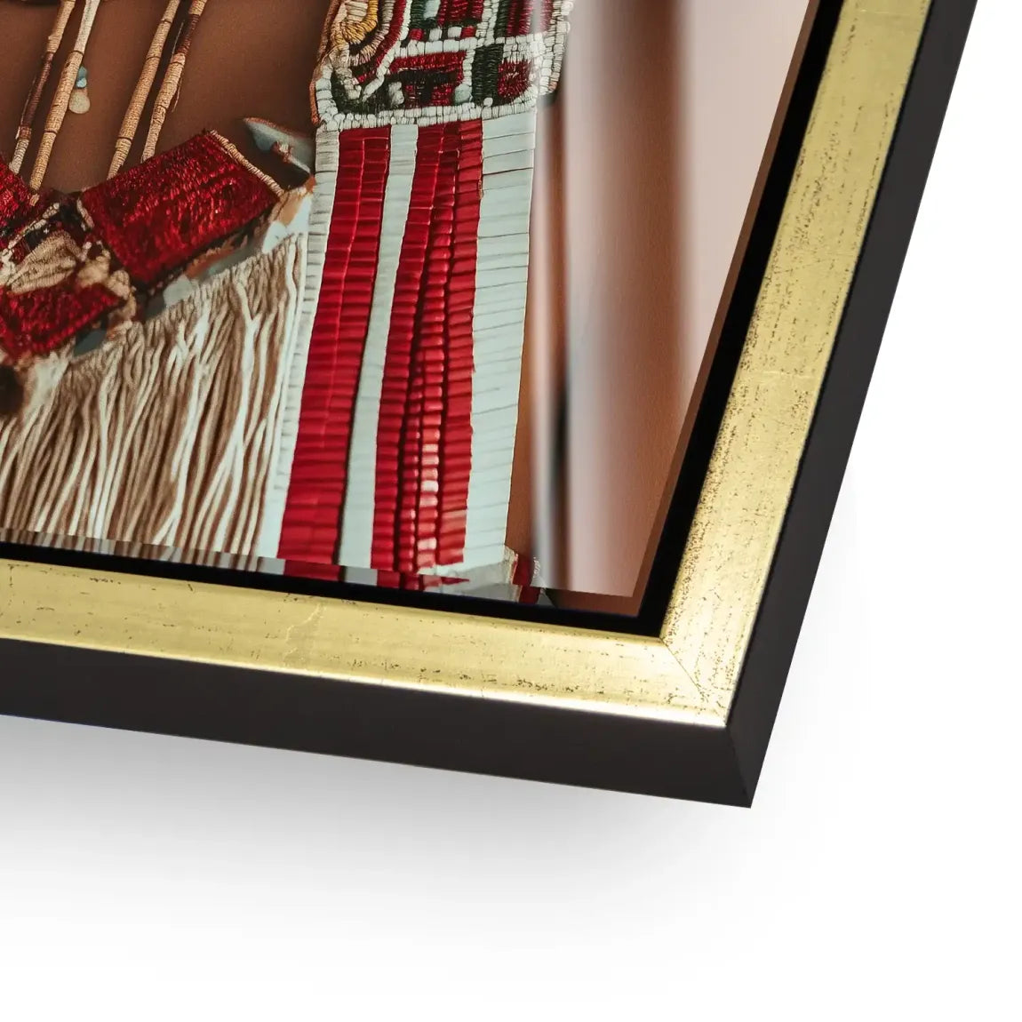 Die Indianerin Acrylglasbild