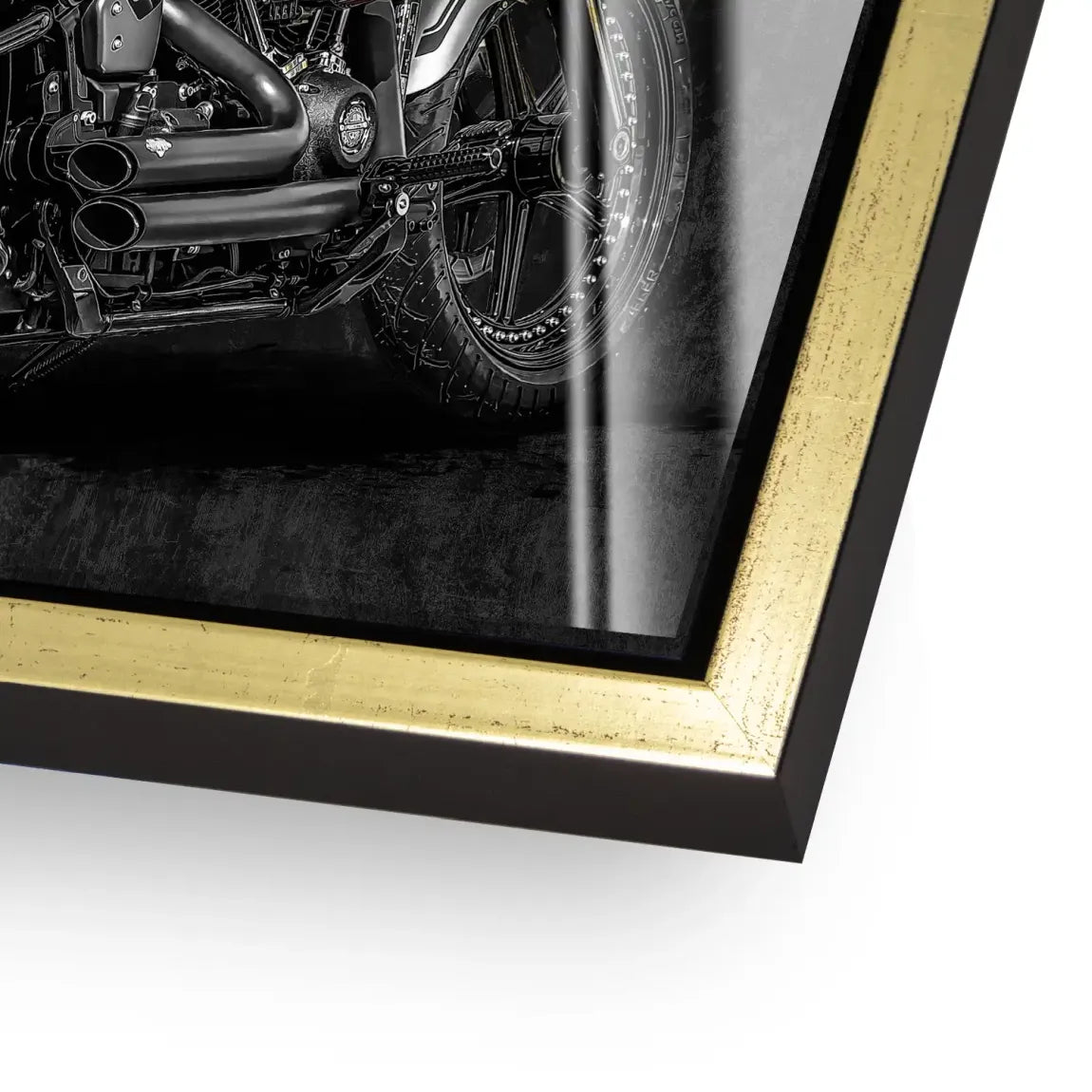 Harley Freedom Pop Art Acrylglasbild