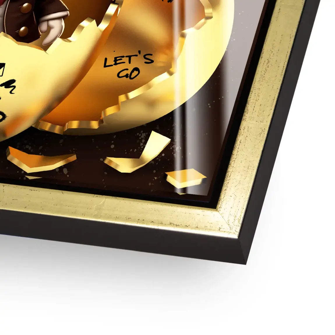 Money Master Dagobert Duck Acrylglasbild