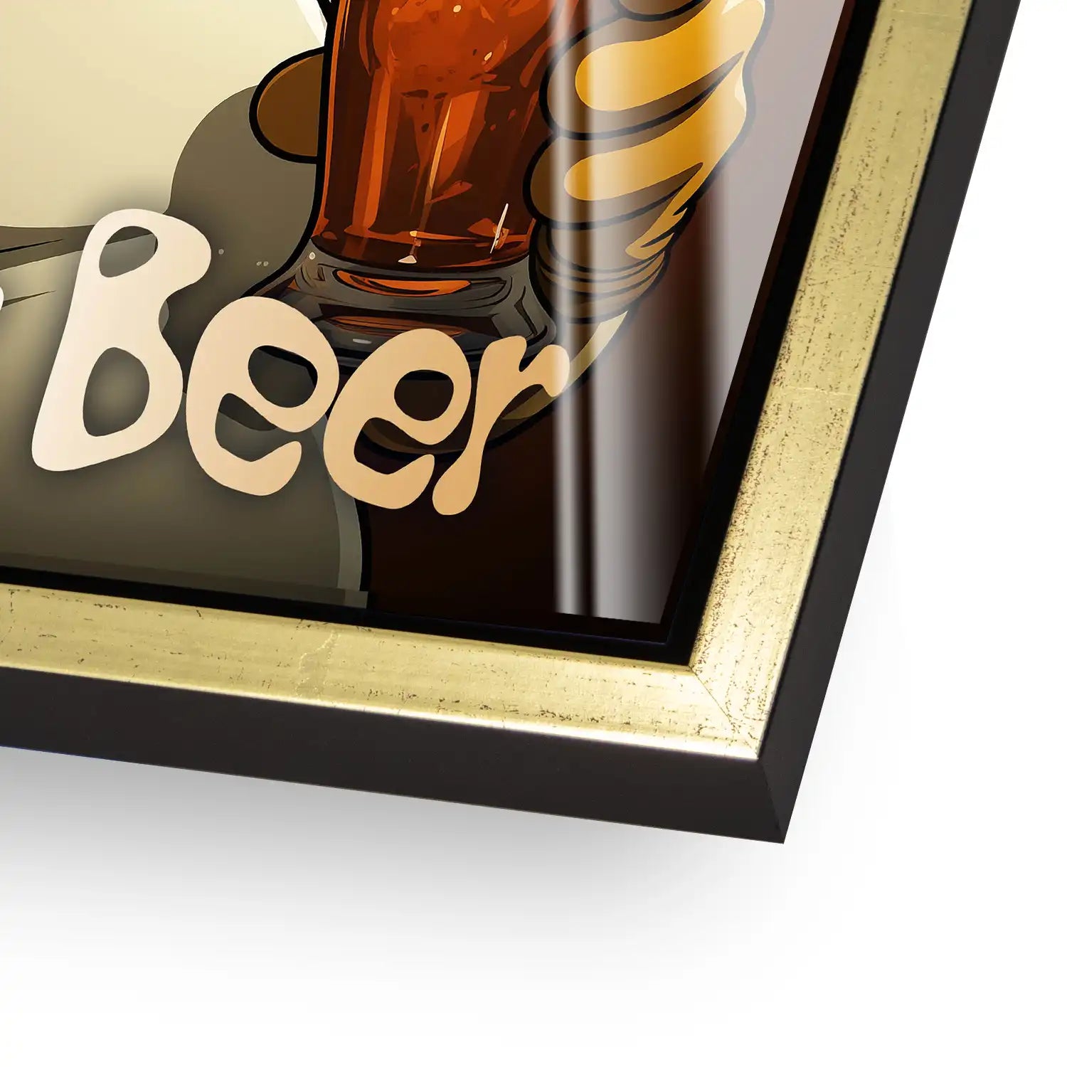 Homer Drink Beer Acrylglas Bild INGALERIE