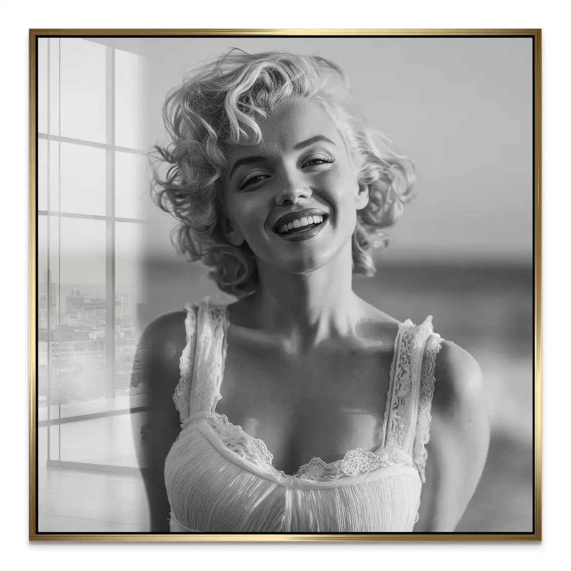 Marilyn Monroe Summer Beach Acrylglas Bild