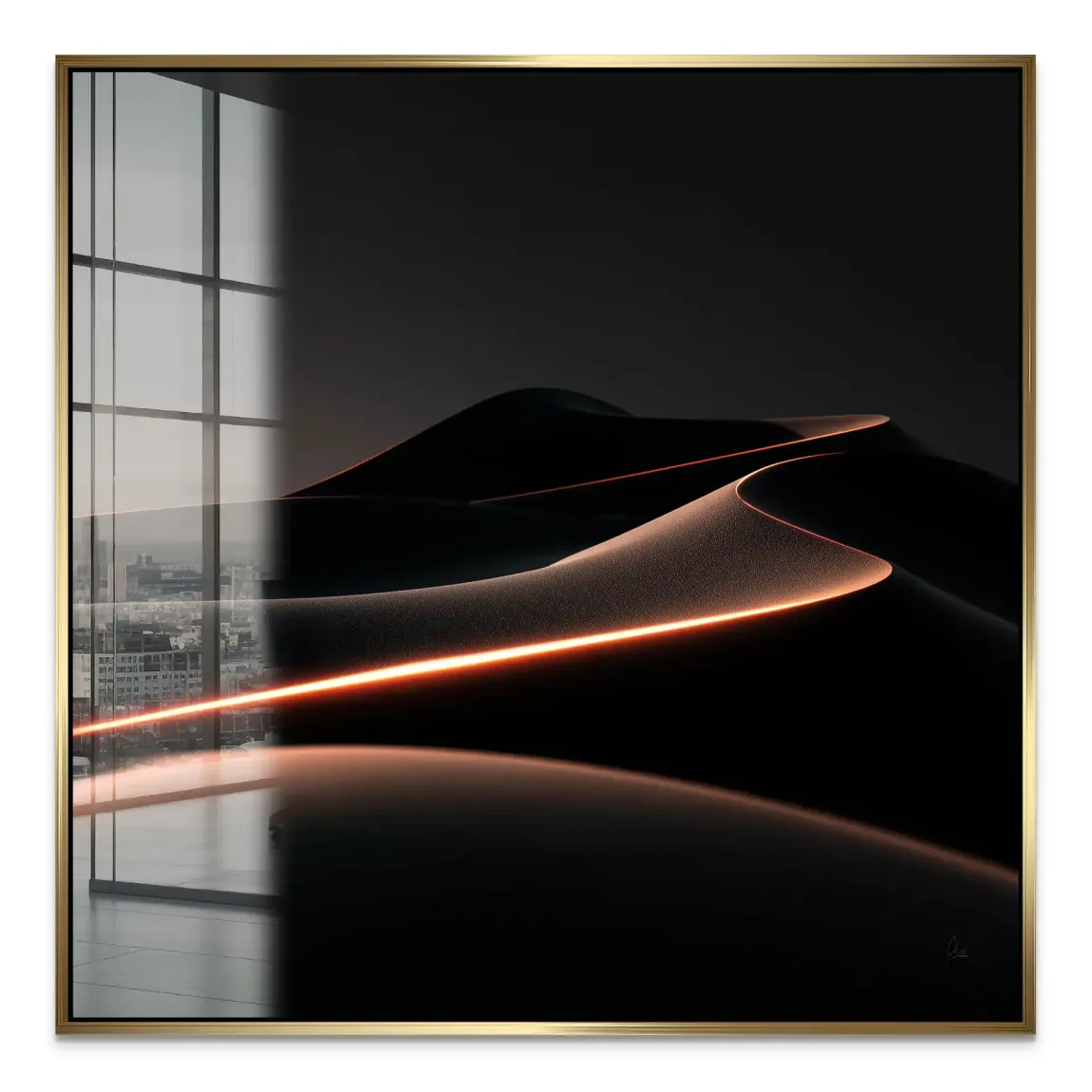 Noir Dune Acrylglas Bild