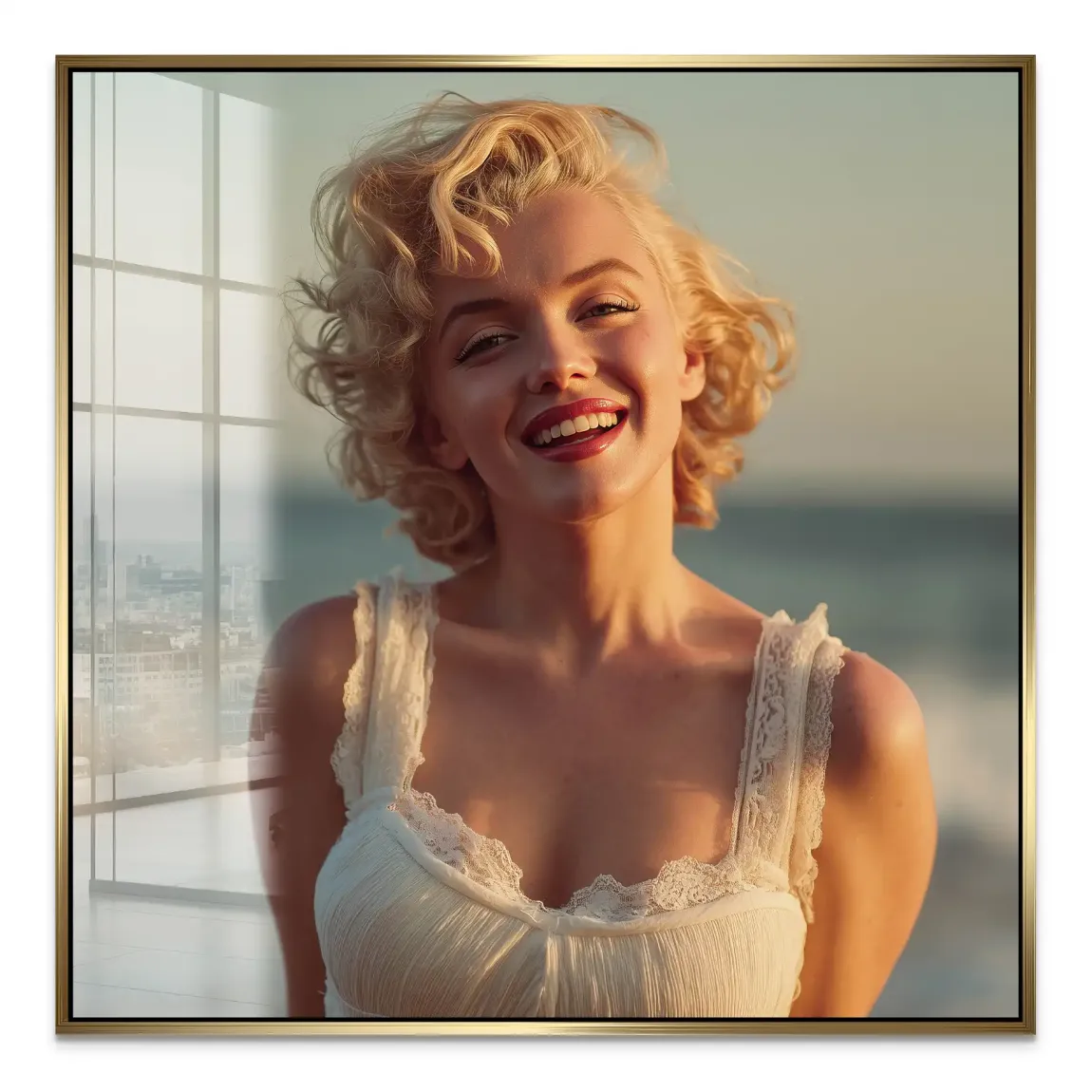 Marilyn Monroe Summer Sun Acrylglas Bild