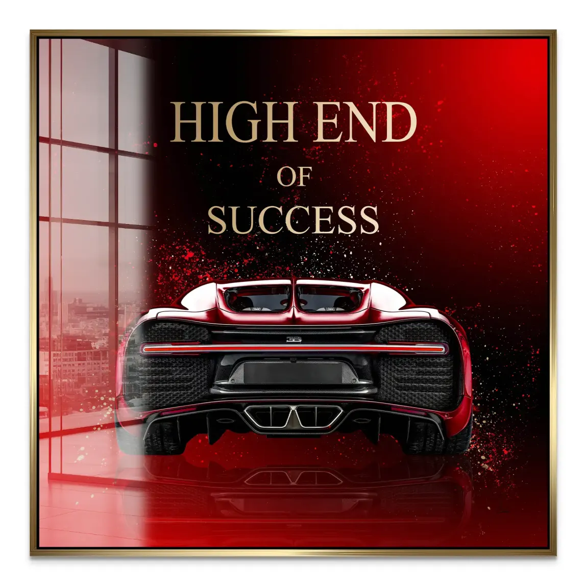 Red Empire Bugatti Acrylglas Bild