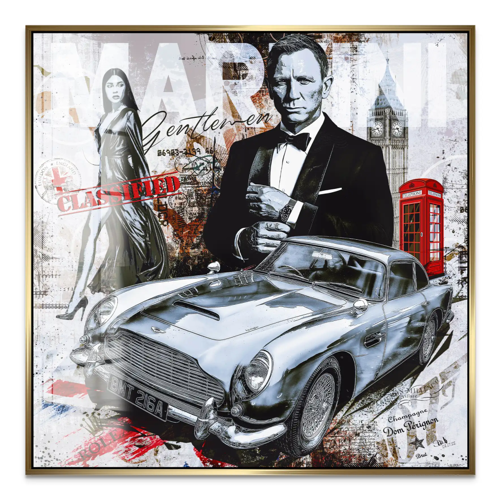 James Bond Martini Style Acrylglas Bild INGALERIE