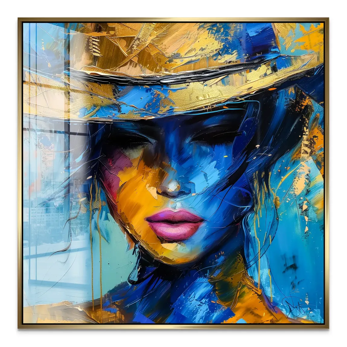 Golden Shade Acrylglas Bild