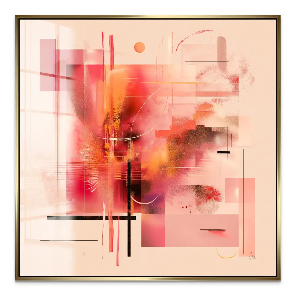 Infinite Glow Acrylglas Bild