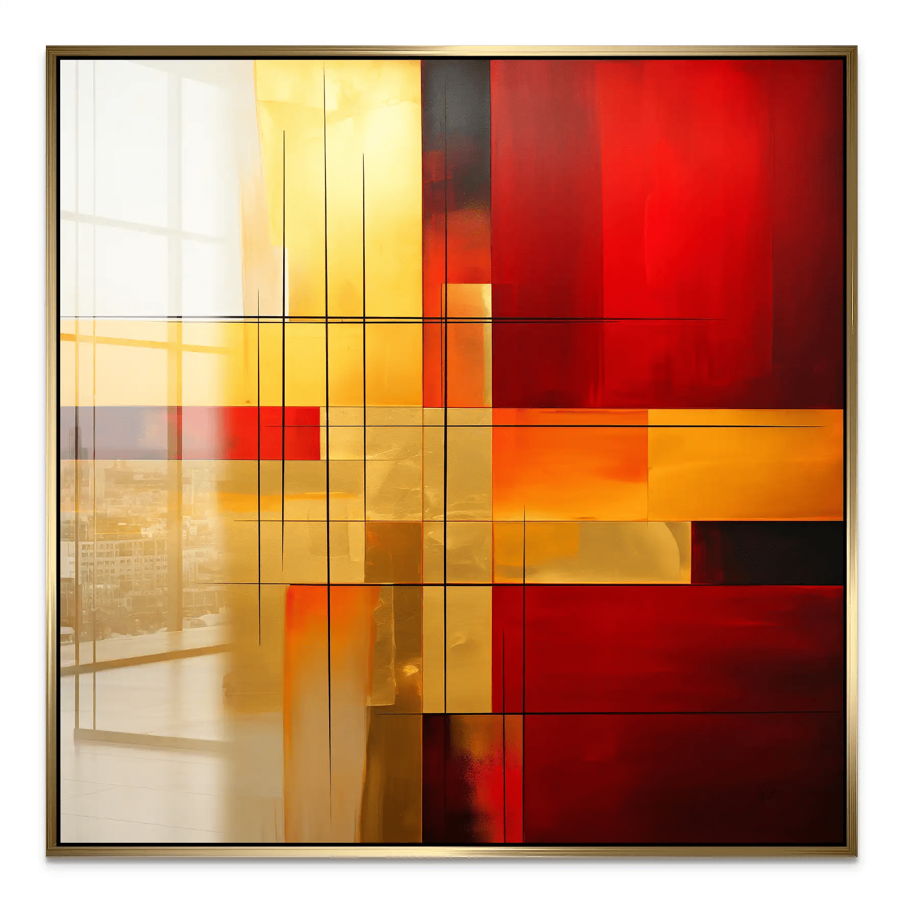 Abstrakt Square Acrylglas Bild INGALERIE