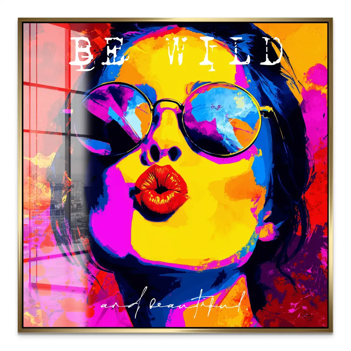 Be Wild Acrylglasbild