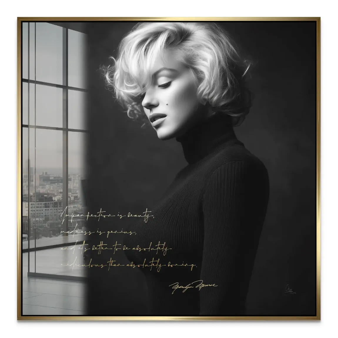 Marilyn Monroe Diva Acrylglasbild
