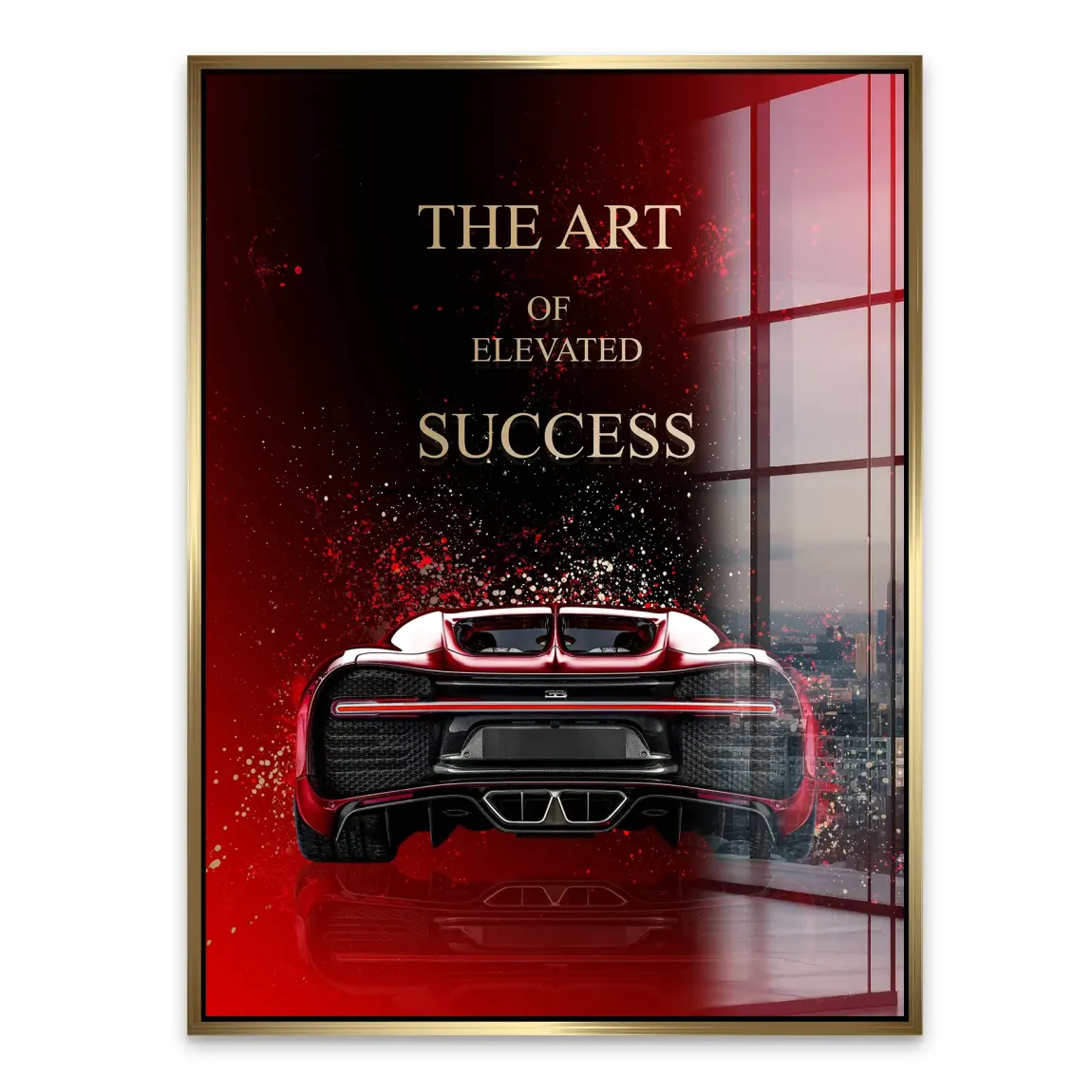 Art of Success Bugatti Acrylglasbild
