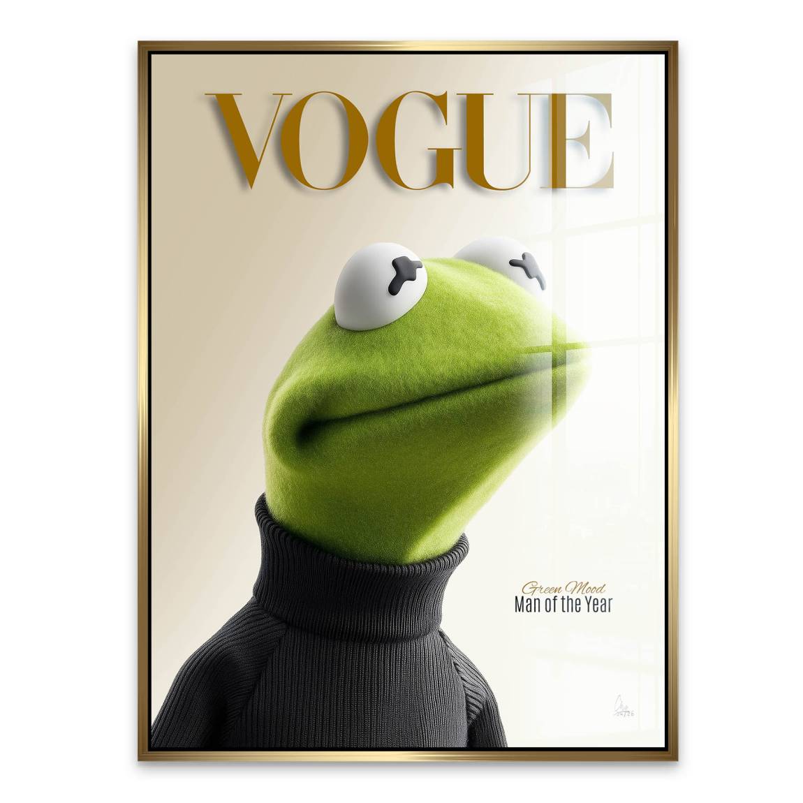 Kermit Couture Acrylglasbild