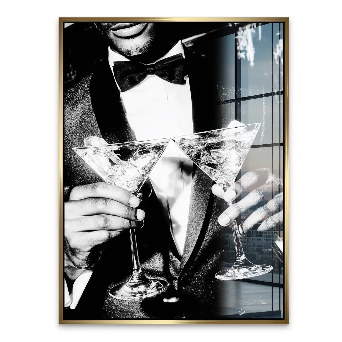 Gentleman Style Acrylglasbild